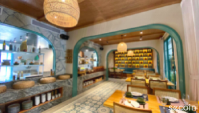 Secoin Encaustic Cement Tile at Myyan Retreat